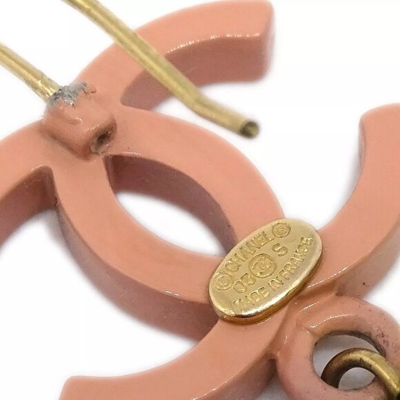 Chanel Dangle Piercing Earrings Pink - Picture 3 of 5